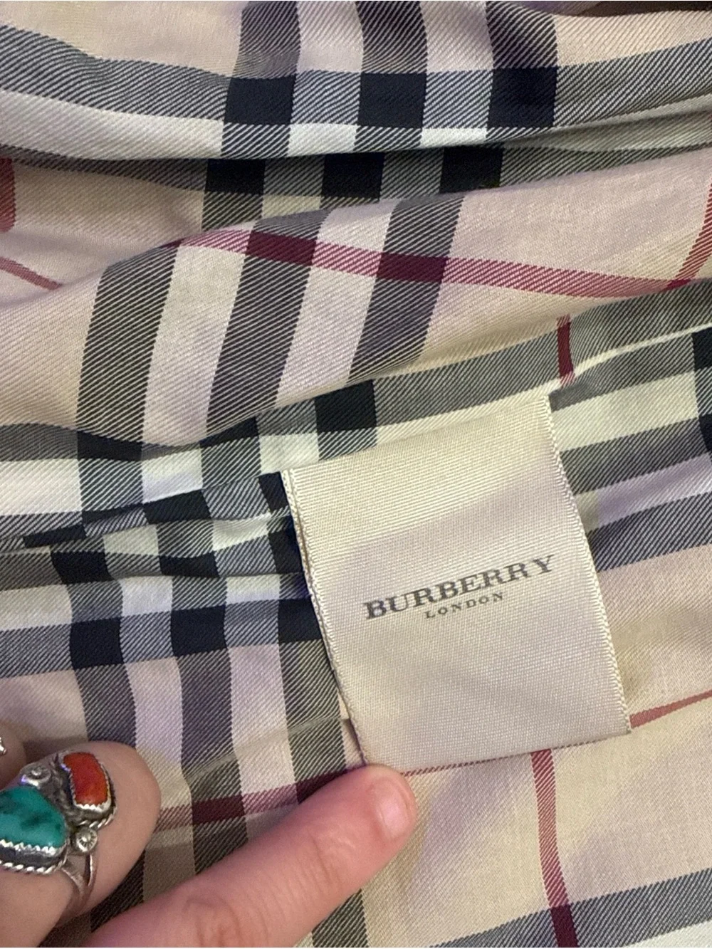 1999 Burberry Navy Blue Belted Trench Coat - Picture 5 of 6
